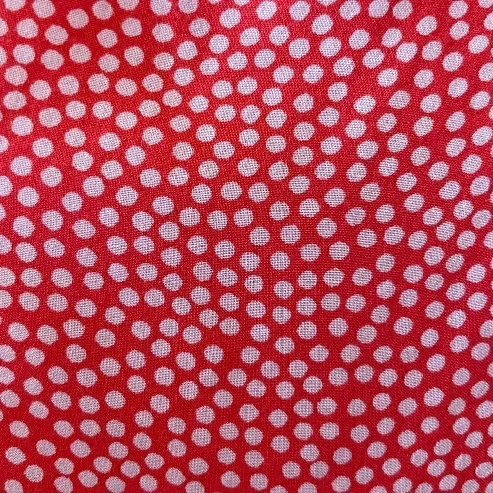 Gap Womens Sleeveless Top Red Coral Polka Dot Blouse SZ S #1389 - Picture 9 of 12